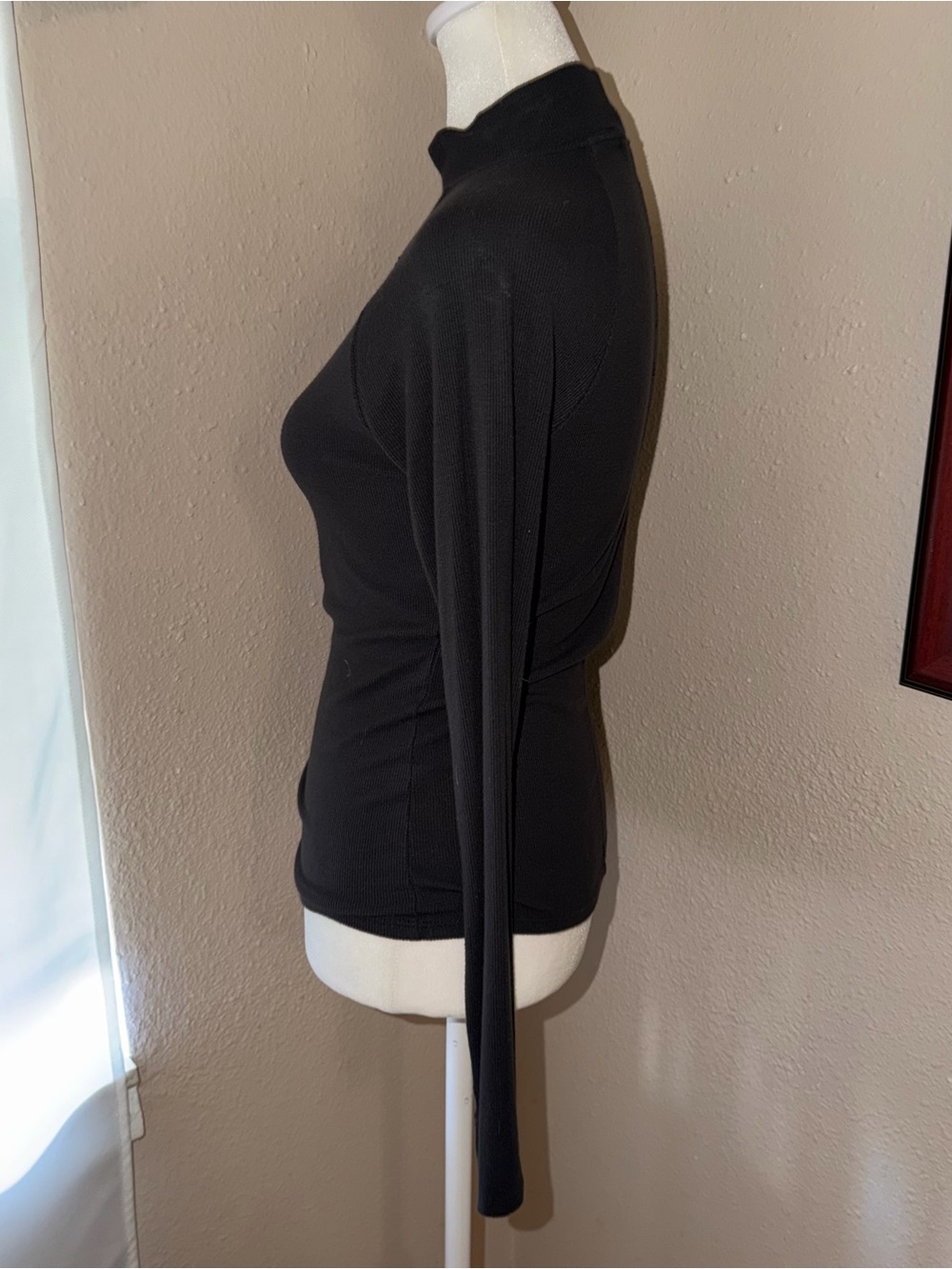Joah Brown Stitch Mock Neck Long Sleeve Top - Picture 5 of 9